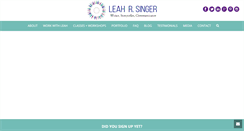Desktop Screenshot of leahrsinger.com